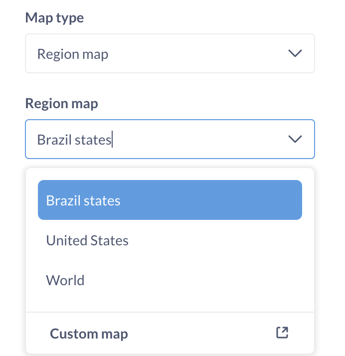 Select a custom region